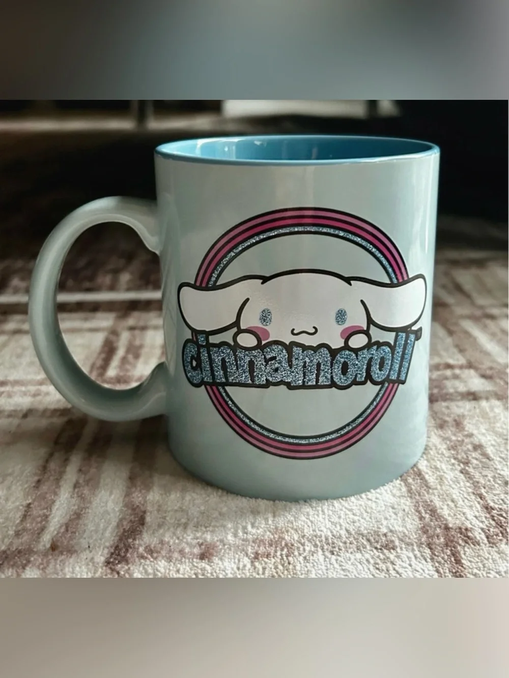 Sanrio Cinnamoroll 20 oz Blue Ceramic Coffee Cup Mug